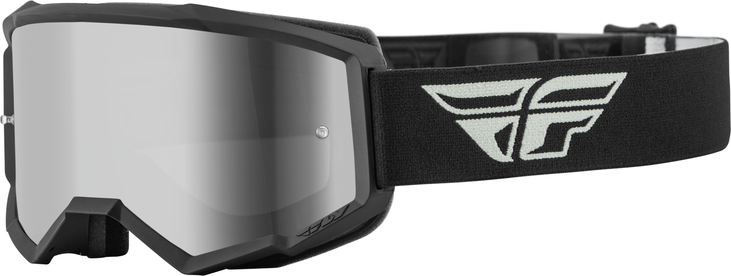 Youth Zone Goggle Grey/Black W/ Silver Mirror/Smoke Lens