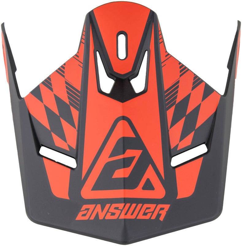 Answer AR1 Sweep Visor Black/Red Youth