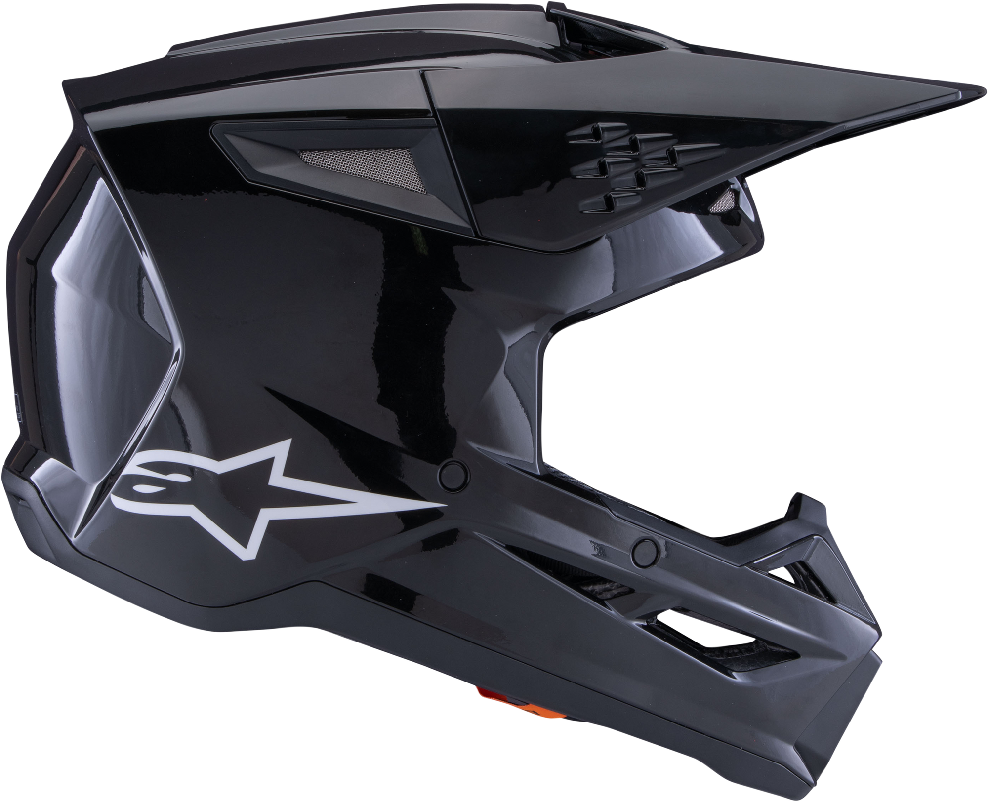 Sm3 Solid Helmet Black Glossy Xs