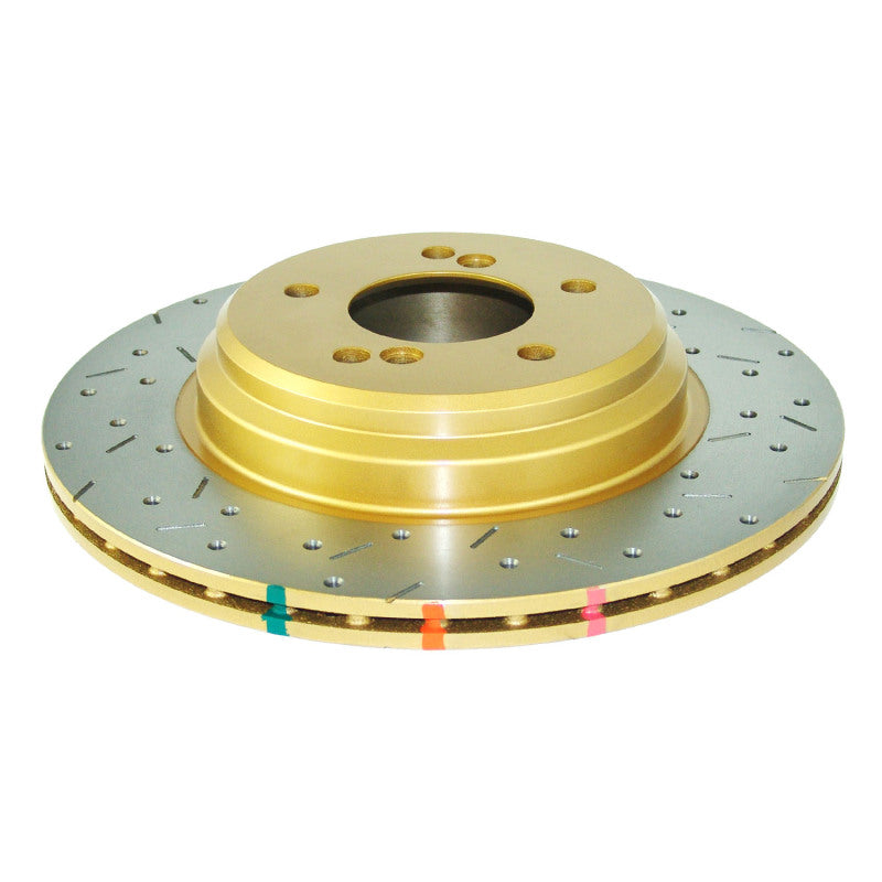 DBA 01-07 BMW M3 E46 w/325mm rotor Rear Drilled &amp; Slotted 4000 Series Rotor