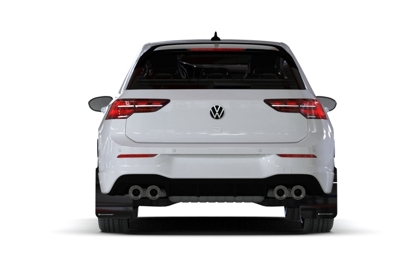 Rally Armor 22-25 VW MK8 Golf GTI/R Black UR Mud Flap w/Green Logo