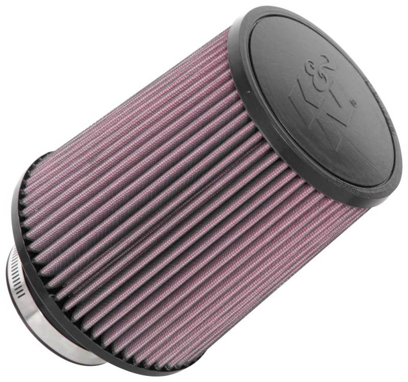 K&amp;N Universal Clamp-On Air Filter 3-1/8in FLG / 6in B / 5in T / 7in H
