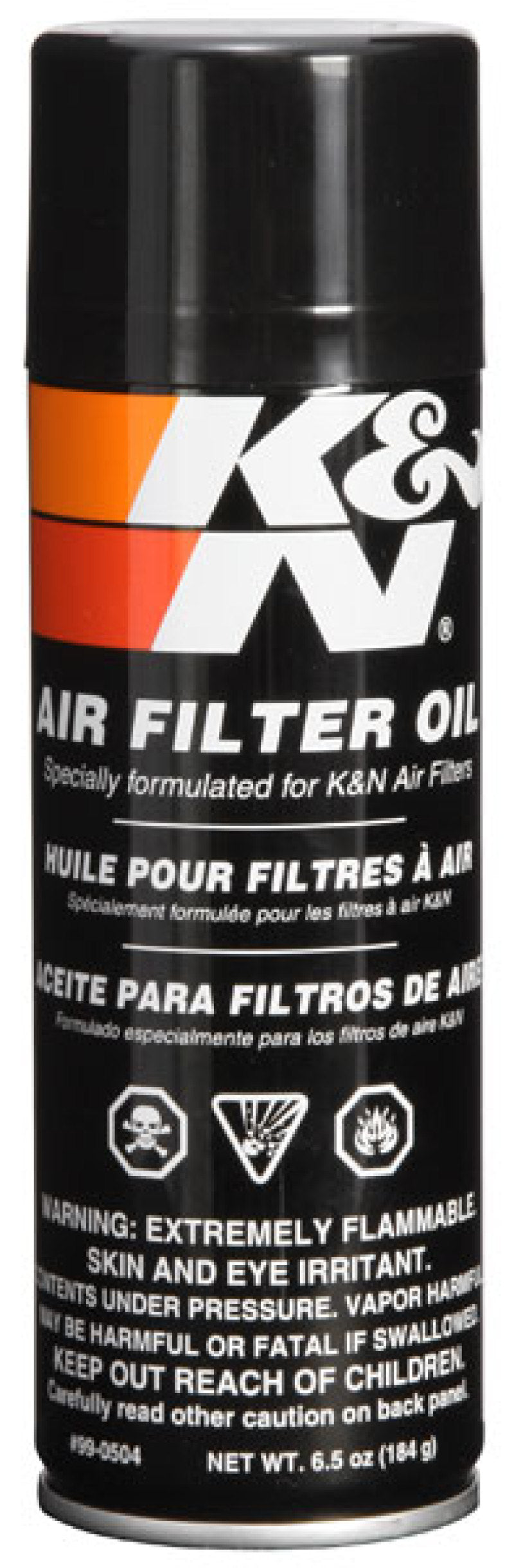 K&amp;N 6.5 OZ Aerosol Spray Air Filter Oil
