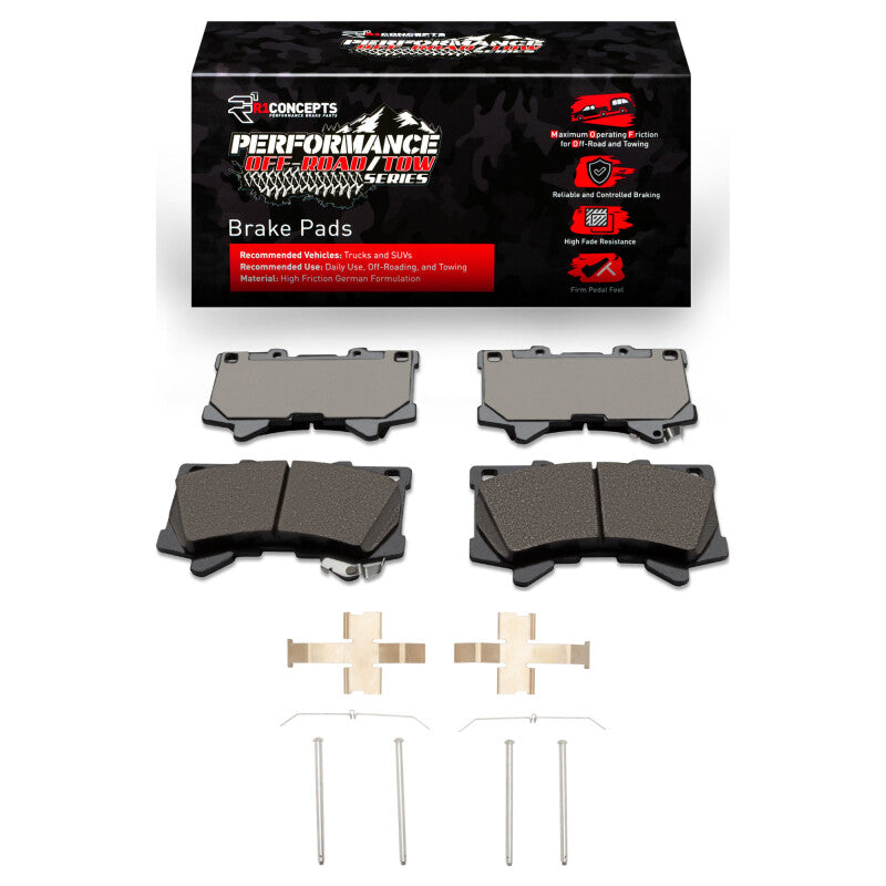 R1 2022-2025 Lexus GX550 Front Performance Off-Road/Tow Brake Pads &amp; Hardware Kit