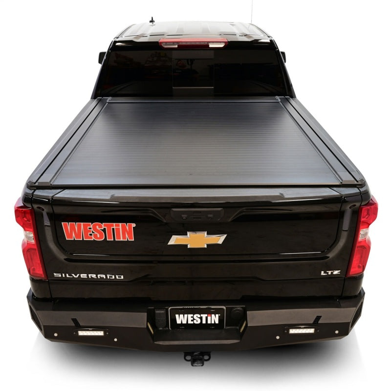 Westin 19-26 Chev/GMC Silverado/Sierra 1500 5ft 8in Bed Electric Retractable Tonneau Cover - Black