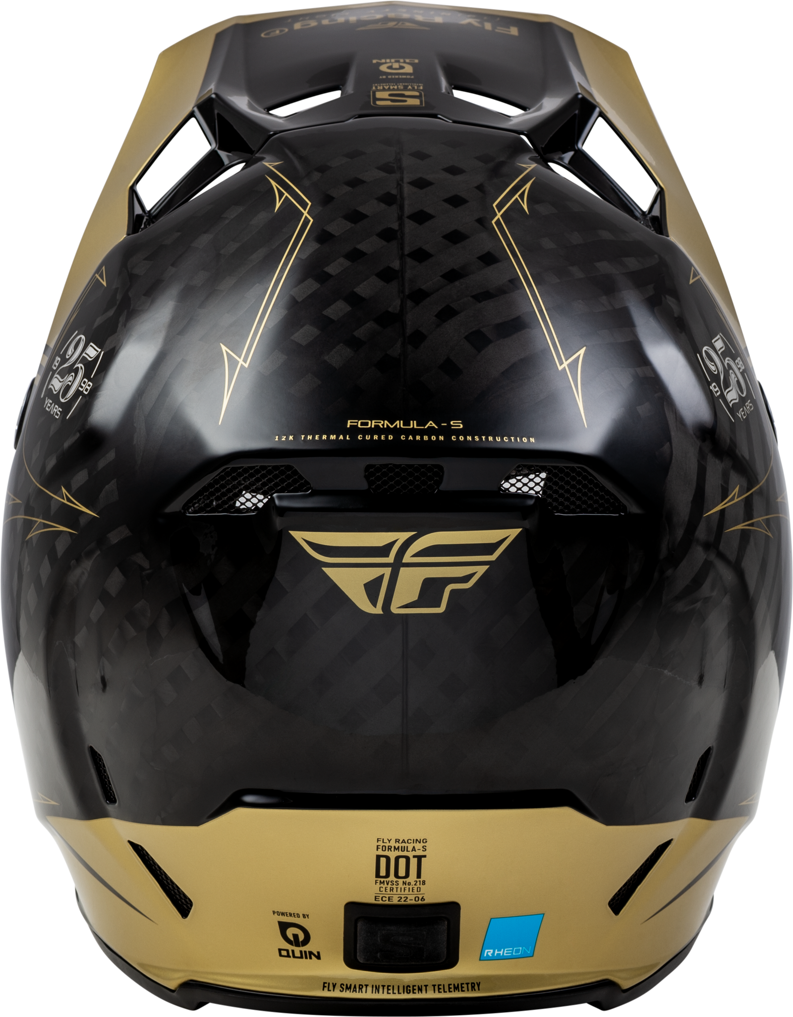 Formula S Carbon Legacy Helmet Black/Gold Md