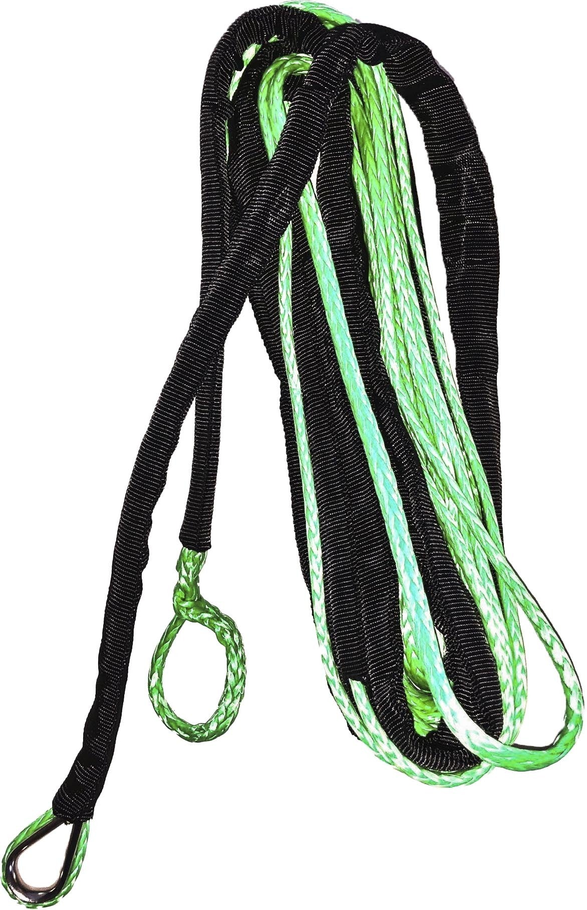 Synthetic Winch Rope 3/16&quot; Diameter X 50 Ft. Green