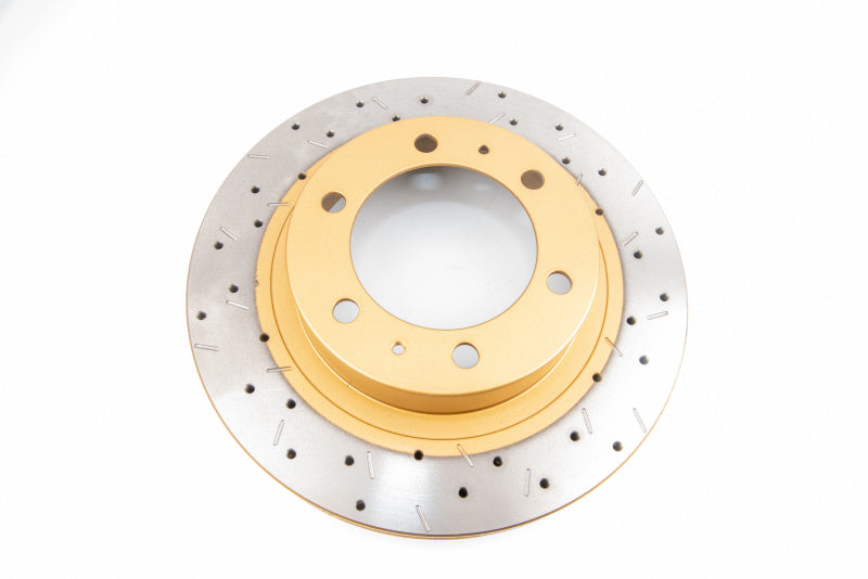 DBA 05-09 Toyota Tacoma (6 lugs) / 06+ Lexus GX470 Front Drilled &amp; Slotted 4000 Series Rotor