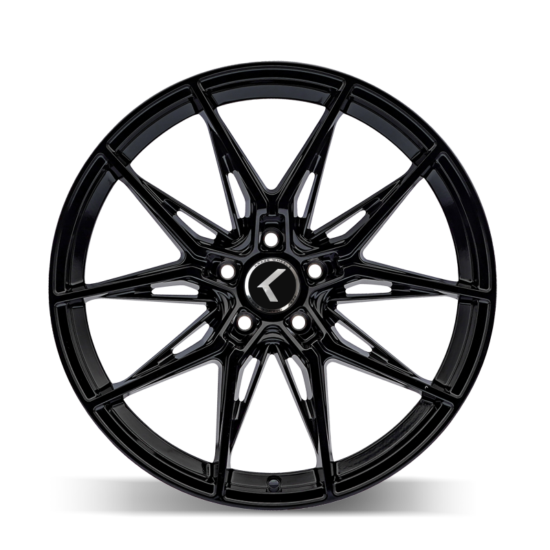 Kraze KR196 Evolve 20x9 / 5x114.3 BP / 35mm Offset / 72.62mm Hub Gloss Black Wheel