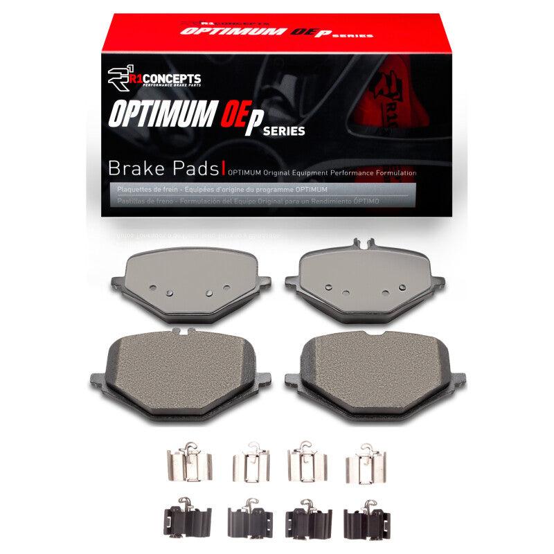 R1 2019-2025 Mercedes-Benz G63 4X4 Squared AMG Rear R1 Optimum OE Pads &amp; Hardware Kit