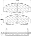 StopTech Performance 04-09 Acura TSX / 09 Accord V6 Coupe ONLY Front Brake Pads