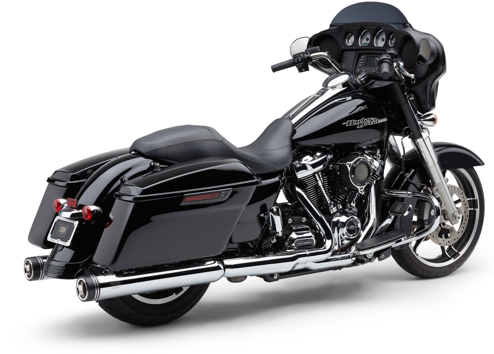 4" Groove Tip Slip On Chrome Flh/Flt 17 22