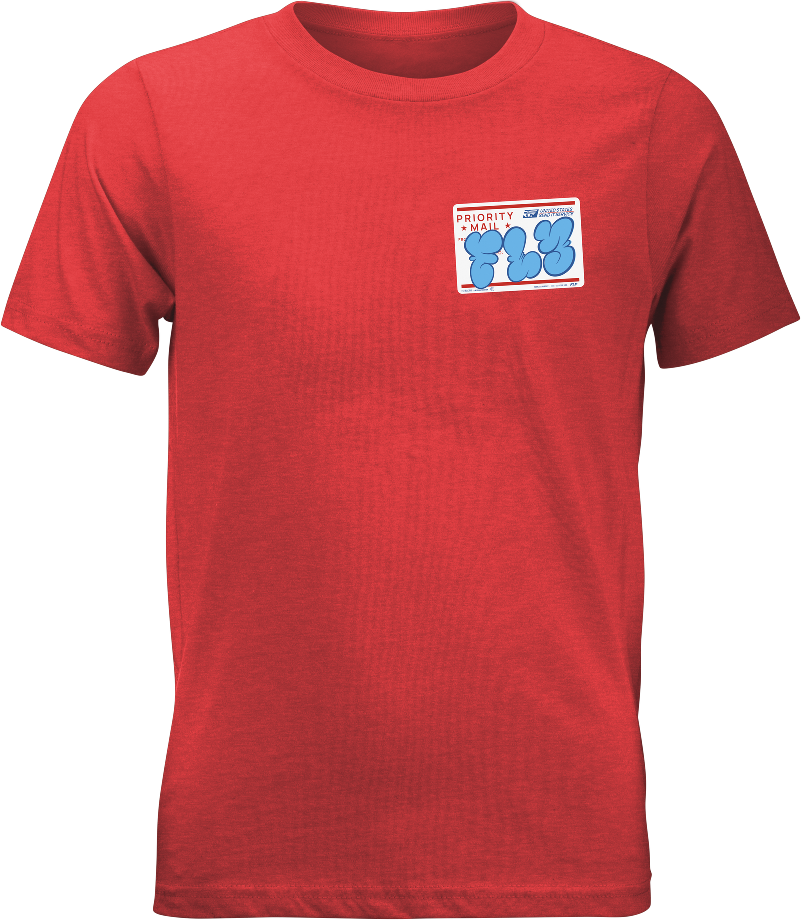 Youth Fly Graffiti Tee Red Ym