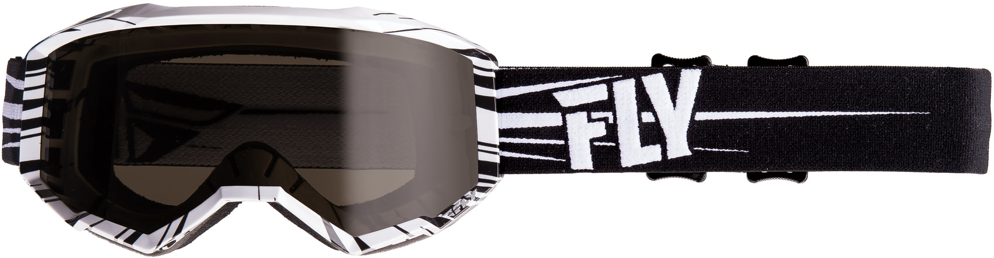 Zone W/C Goggle Black/White W/Dark Smoke Lens