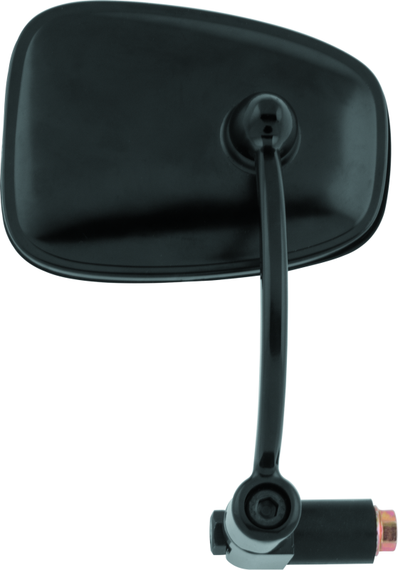 BikeMaster Semi-Retractable Barend Mirrors 7/8in & 1in Bars - Each - Black