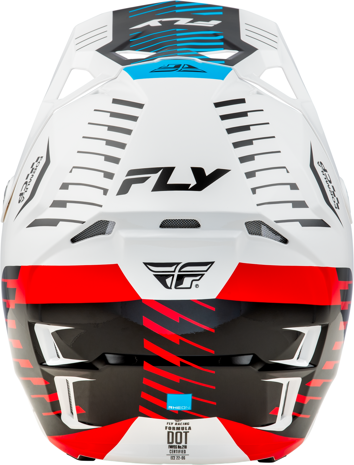Formula Cp Slice Helmet White/Red/Cyan Xl