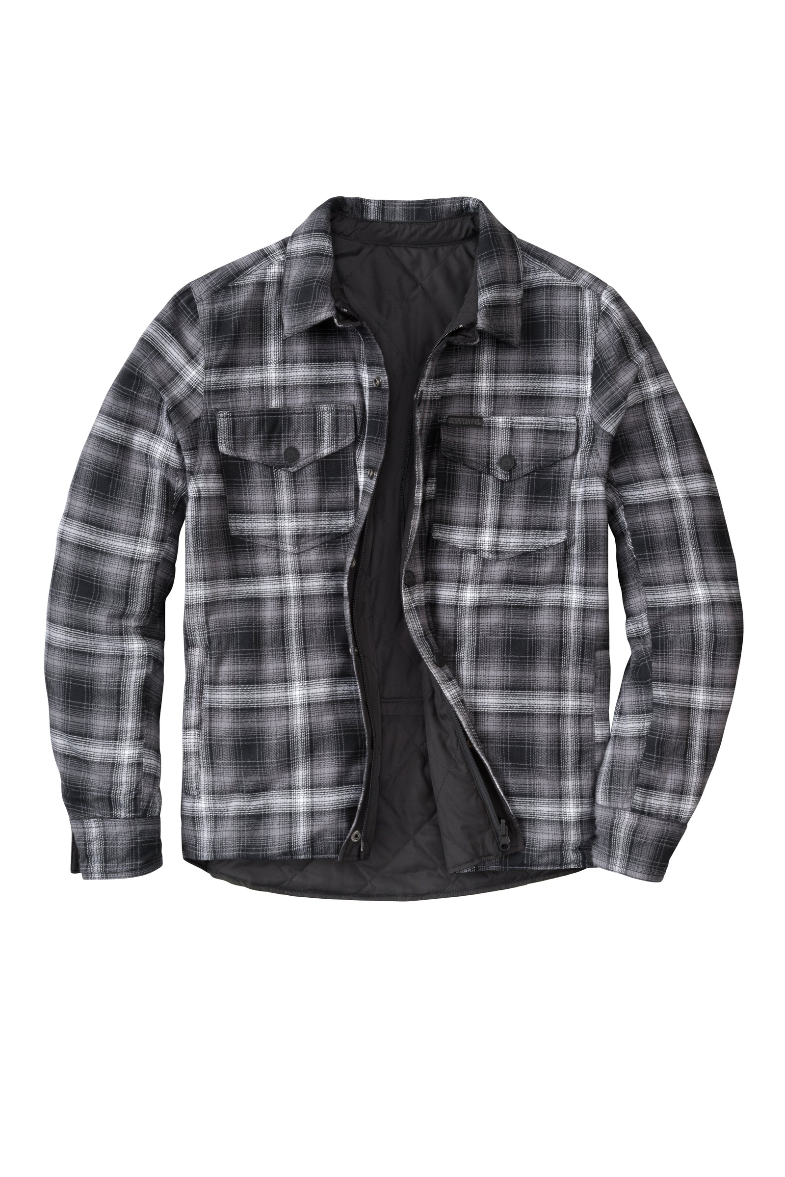 Morpheus Reversable Jacket Black/Plaid Grey 3x