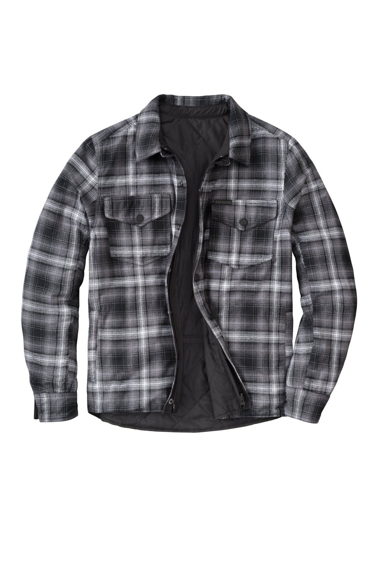 Morpheus Reversable Jacket Black/Plaid Grey Md