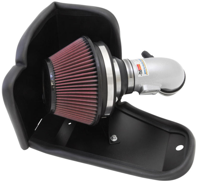 K&amp;N 12-13 Honda Civic 1.8L L4 Silver Typhoon Intake