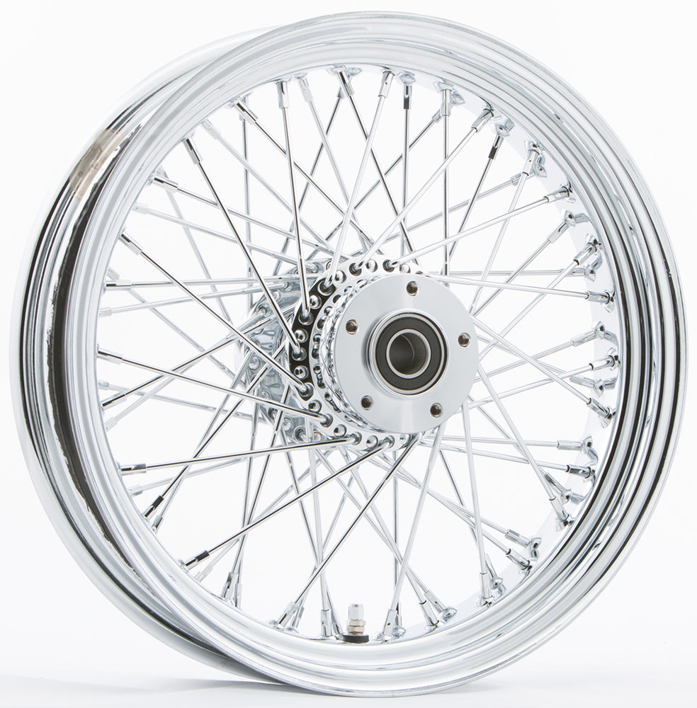 Rr 60 Spk Chrome 16x5.5 Wide Hub 3/4&quot; Axl 00 Ltr