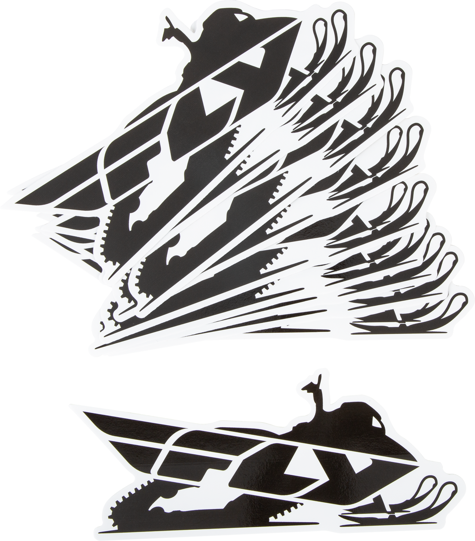 Snow Sticker   10/Pk 8"