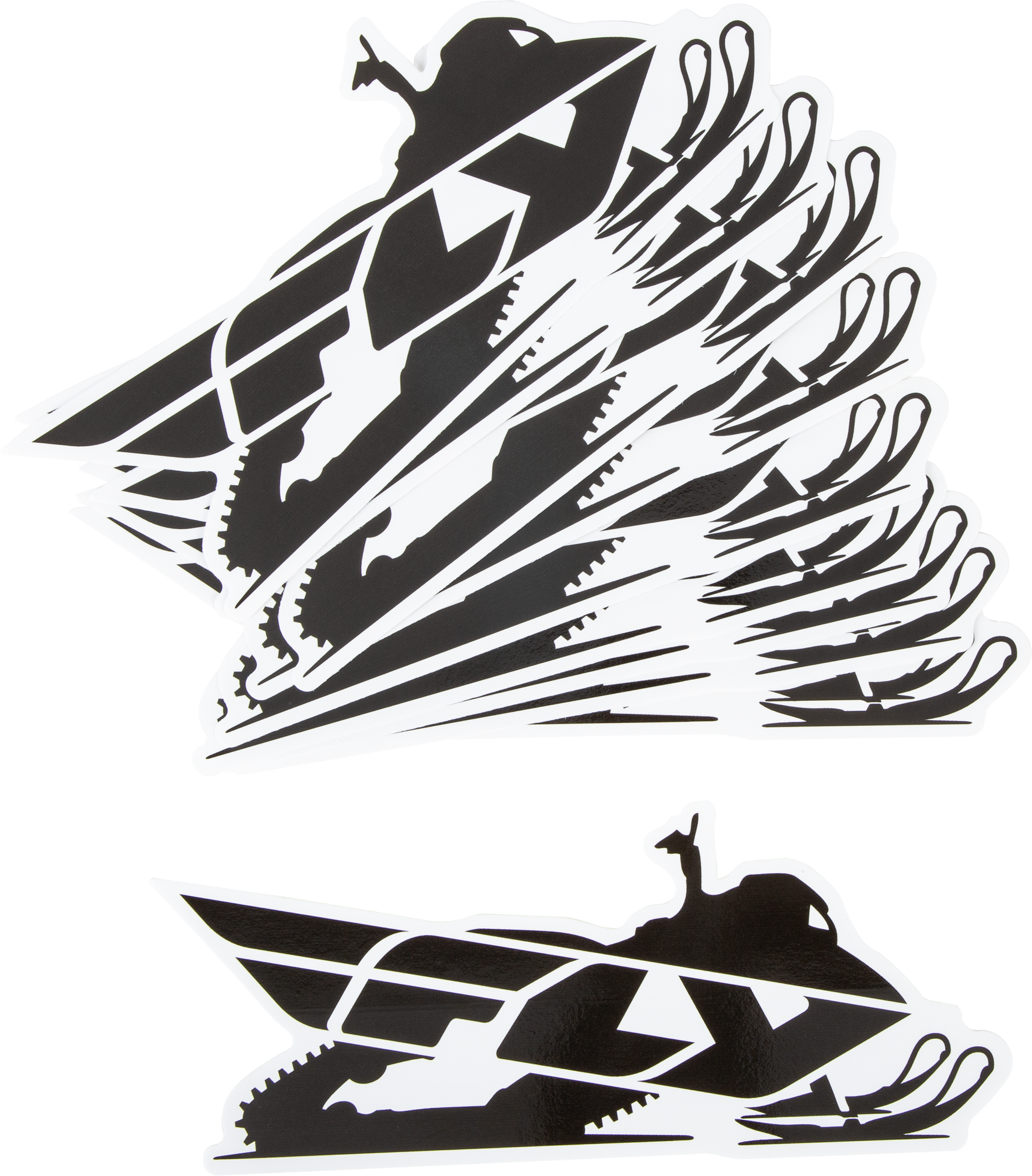 Snow Sticker   10/Pk 8"