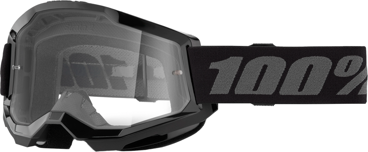 Strata 2 Goggle Black Clear Lens