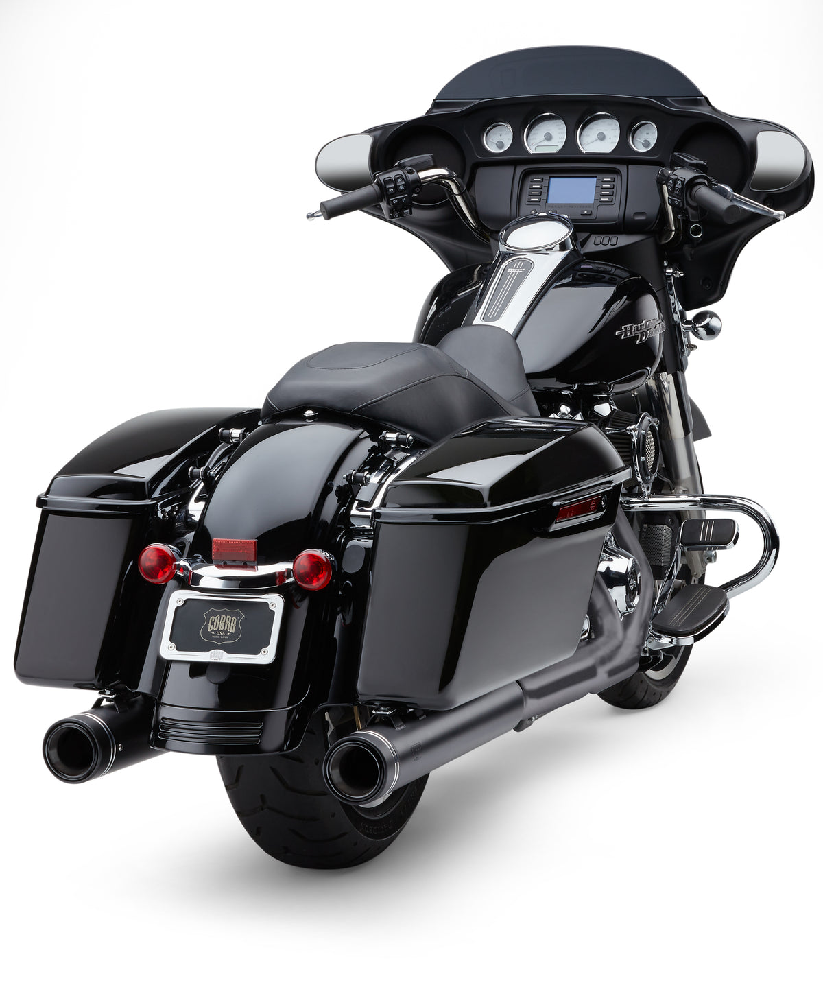 4" Groove Tip Slip On Black Flh/Flt 17 22