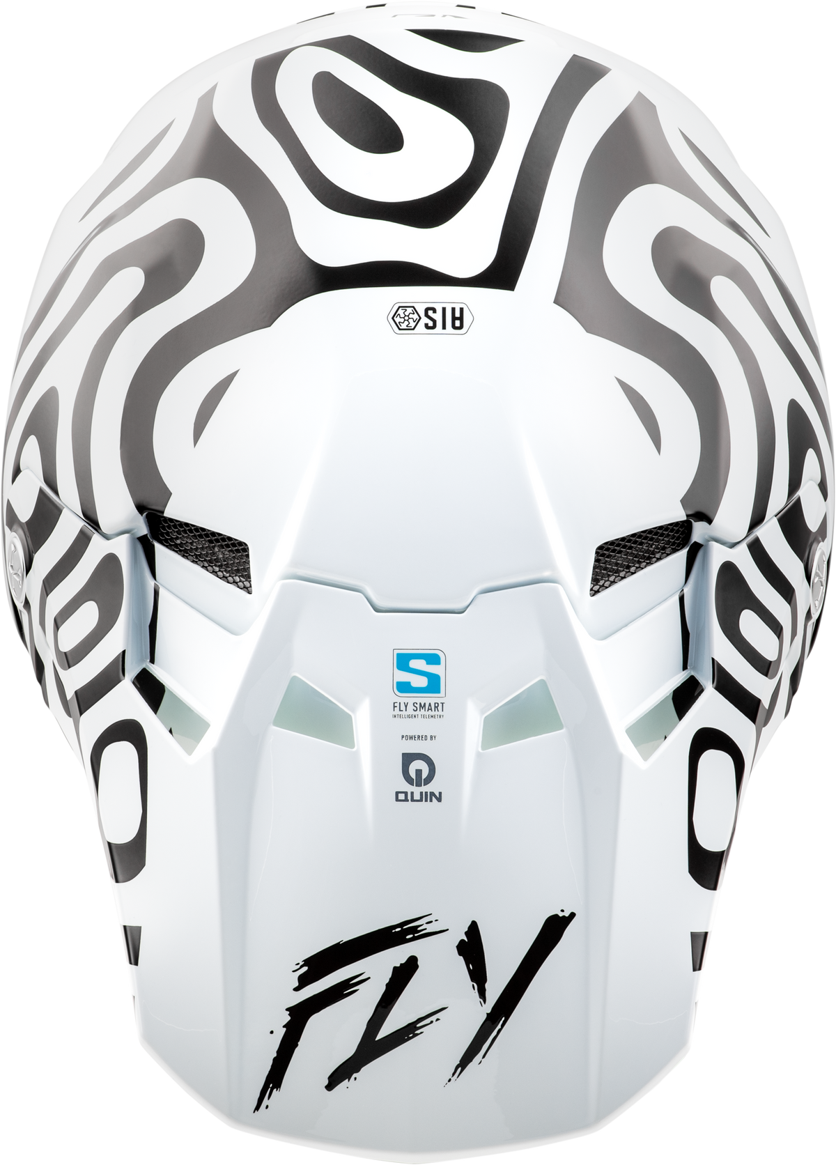Formula S Carbon Abyss Helmet White/Black Lg