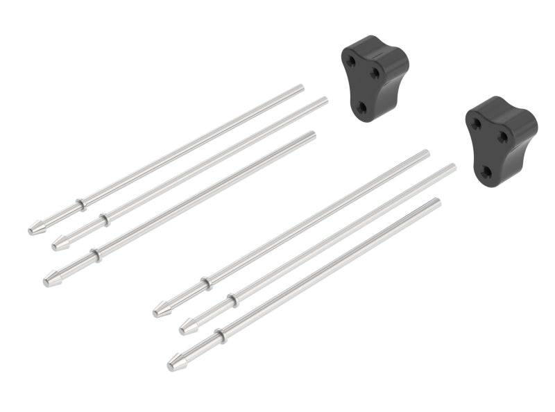 Borla Hanger &amp; Isolator Kit - 6 Hanger Rods &amp; 2 Rubber Isolators