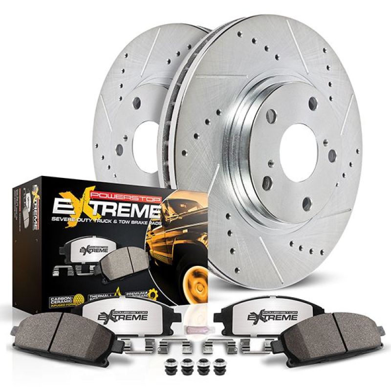 Power Stop 2021 Ford F-150 350mm Rear Z36 Truck &amp; Tow Brake Kit
