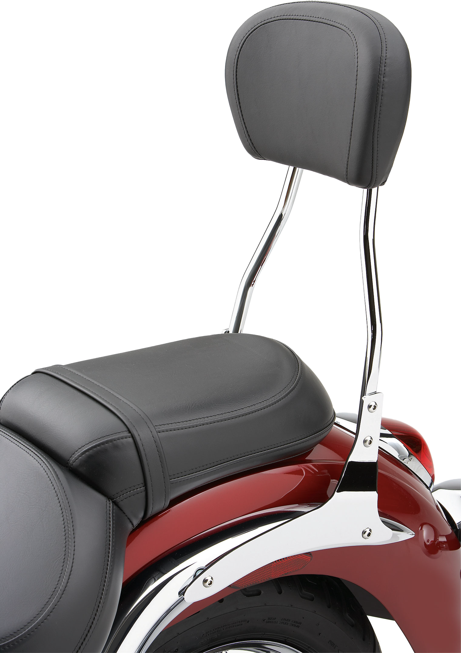 Std Round Sissy Bar W/Pad Chrome Hon Aero 750 04 16