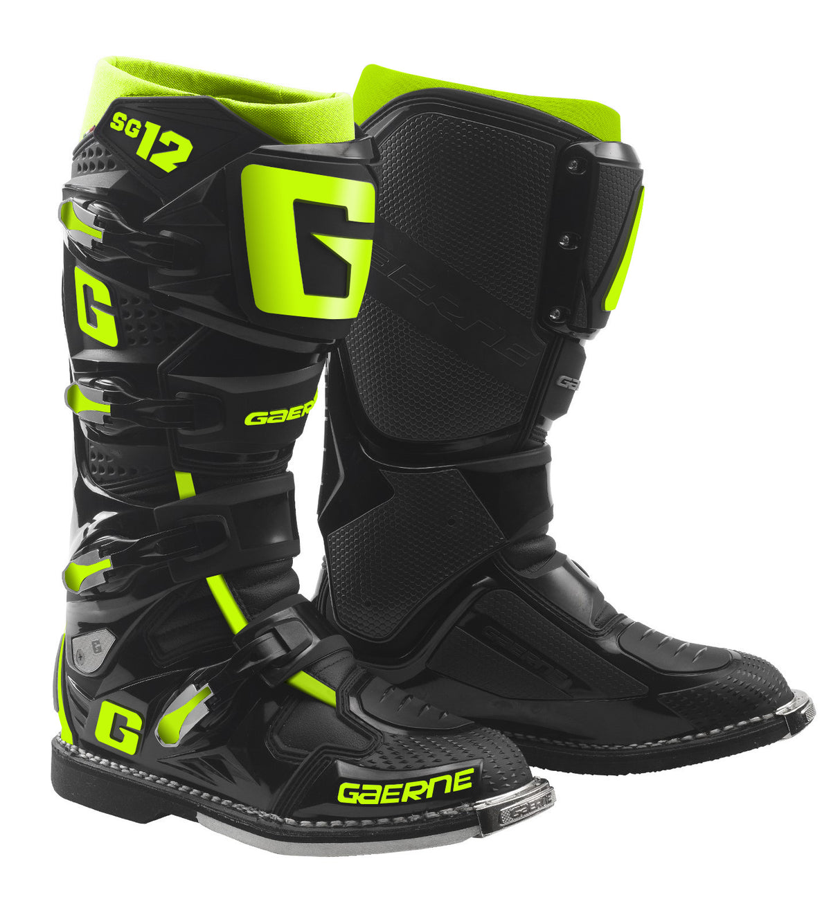 Sg12 Boots Black/Yellow Fluo Sz 12