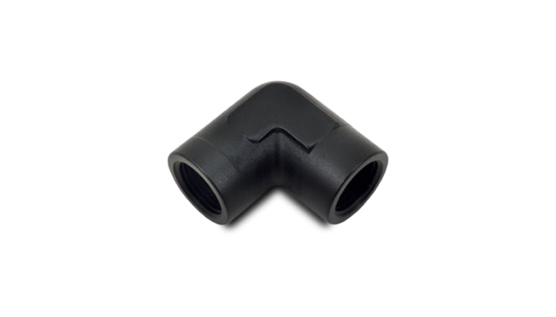 Vibrant 1/2in NPT 90 Degree Female Pipe Coupler Fitting