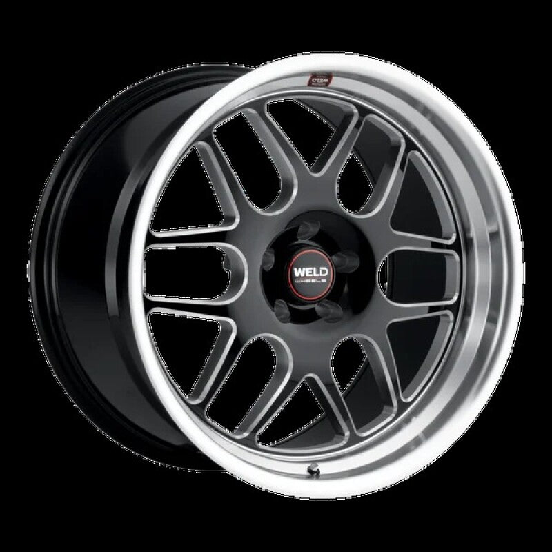 Weld Solana 20x9.5 / 5x127 BP / ET0 / 78.1mm Bore - Gloss Black MIL DIA Wheel