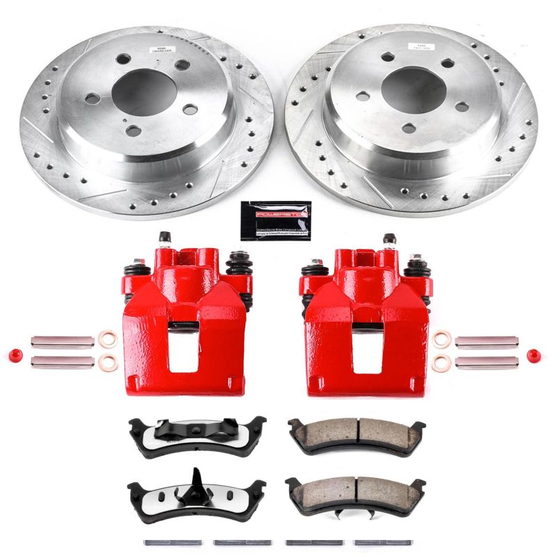 Power Stop 95-01 Ford Explorer Rear Z36 Truck &amp; Tow Brake Kit w/Calipers