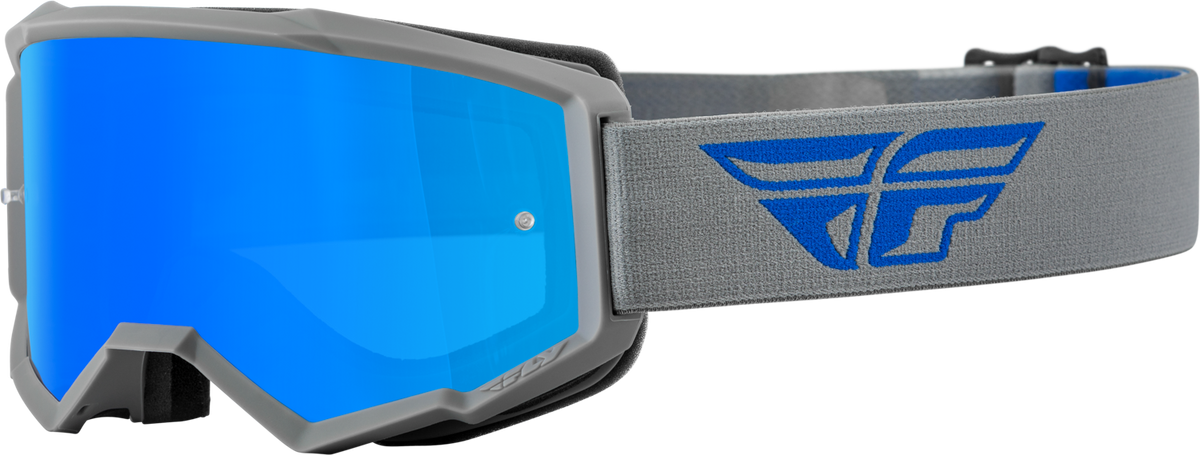 Youth Zone Goggle Grey/Blue W/ Sky Blue Mirror/Smoke Lens