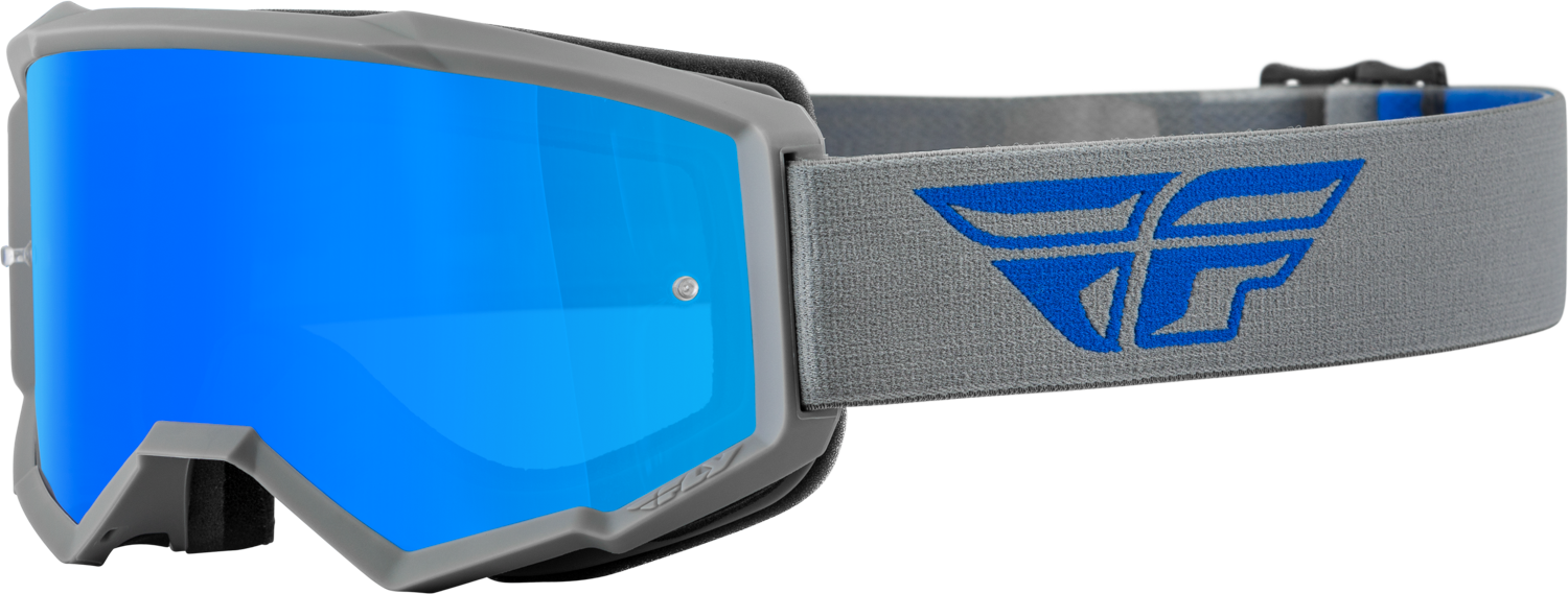 Youth Zone Goggle Grey/Blue W/ Sky Blue Mirror/Smoke Lens