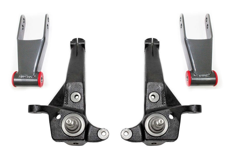 MaxTrac 98-00 Ford Ranger 2WD w/Coil Susp. (Non Stabilitrak) 4in/2in Spindle Lift Kit