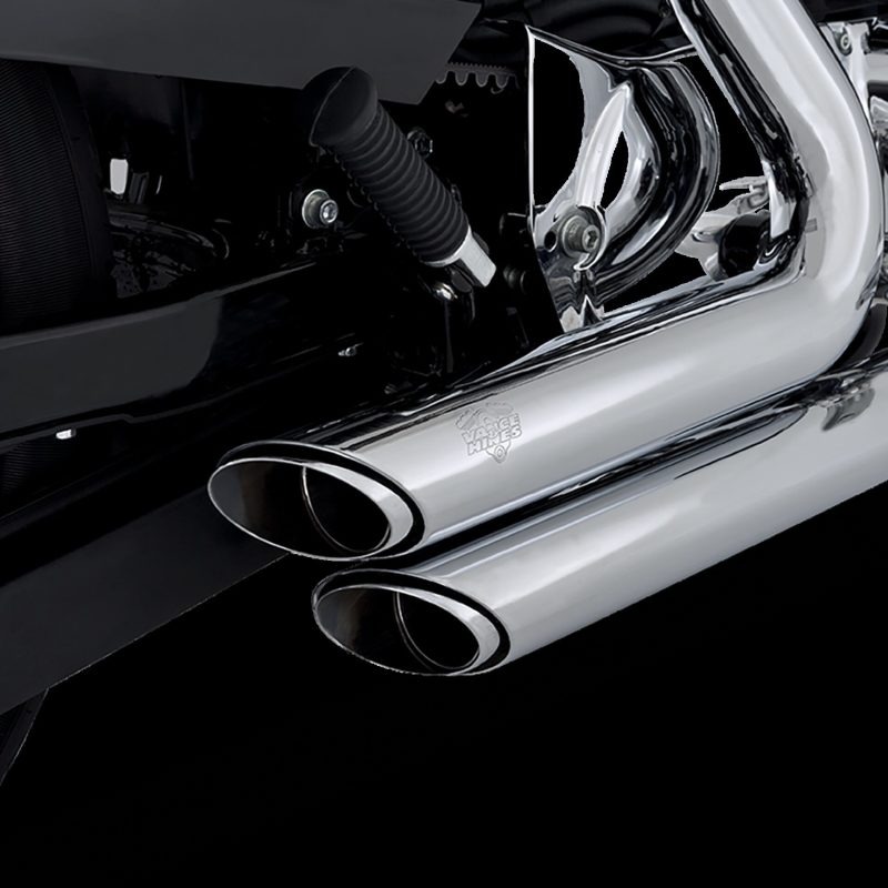 Vance &amp; Hines HD Sportster 14-22 Shortshots Stag Chrome Full System Exhaust