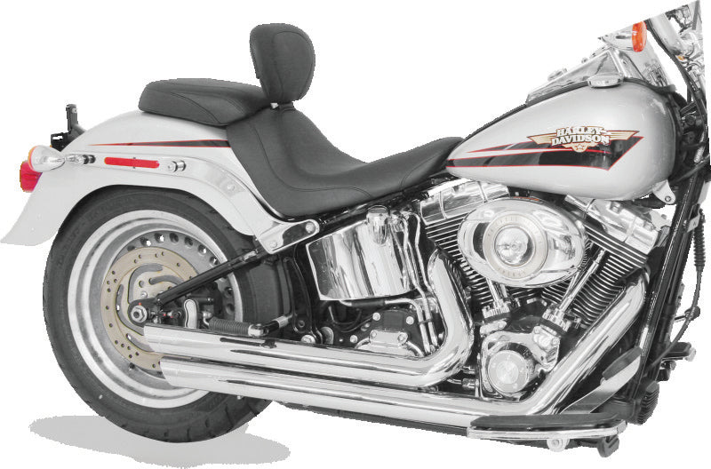 Mustang 97-07 Harley Rd King,06-07 Str Glide,00-05 Eagle Touring 1PC Seat Deluxe - Black