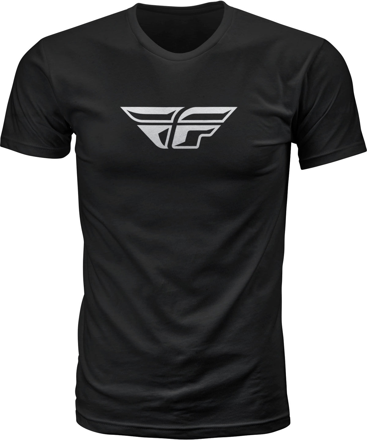 Fly F Wing Tee Black Lg