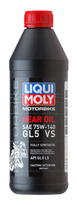 LIQUI MOLY 1L Motorbike Gear Oil (GL5) SAE 75W140
