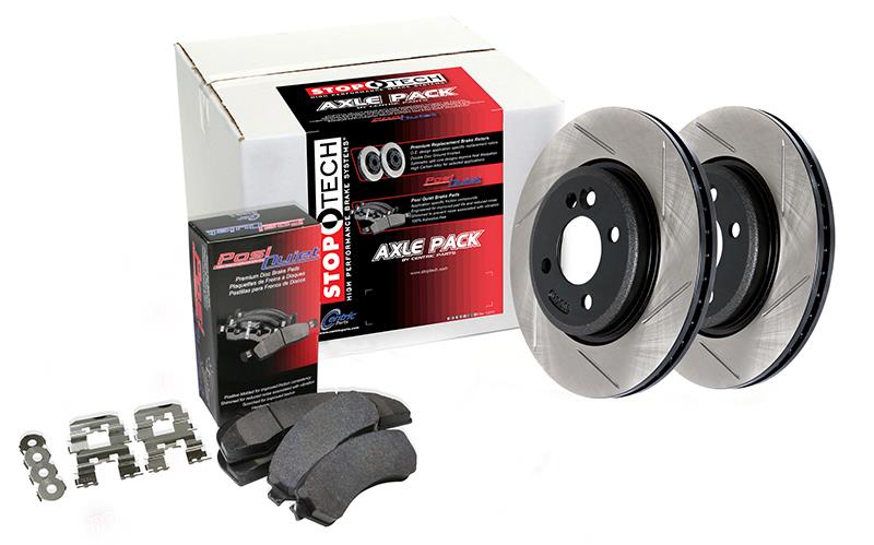 Street Axle Pack Drilled &amp; Slotted, Rear