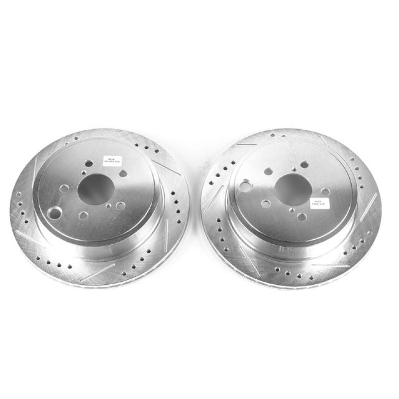Power Stop 13-16 Scion FR-S Rear Evolution Drilled &amp; Slotted Rotors - Pair