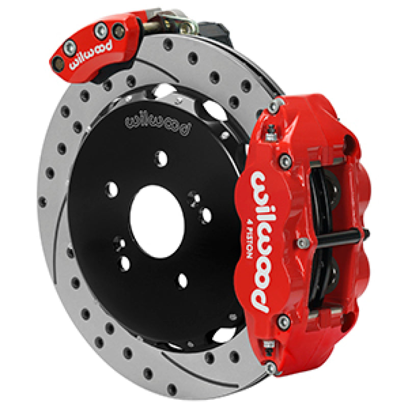 Wilwood 00-09 Honda S2000 Narrow Superlite 4R Rear Brake Kit - Drilled &amp; Slotted
