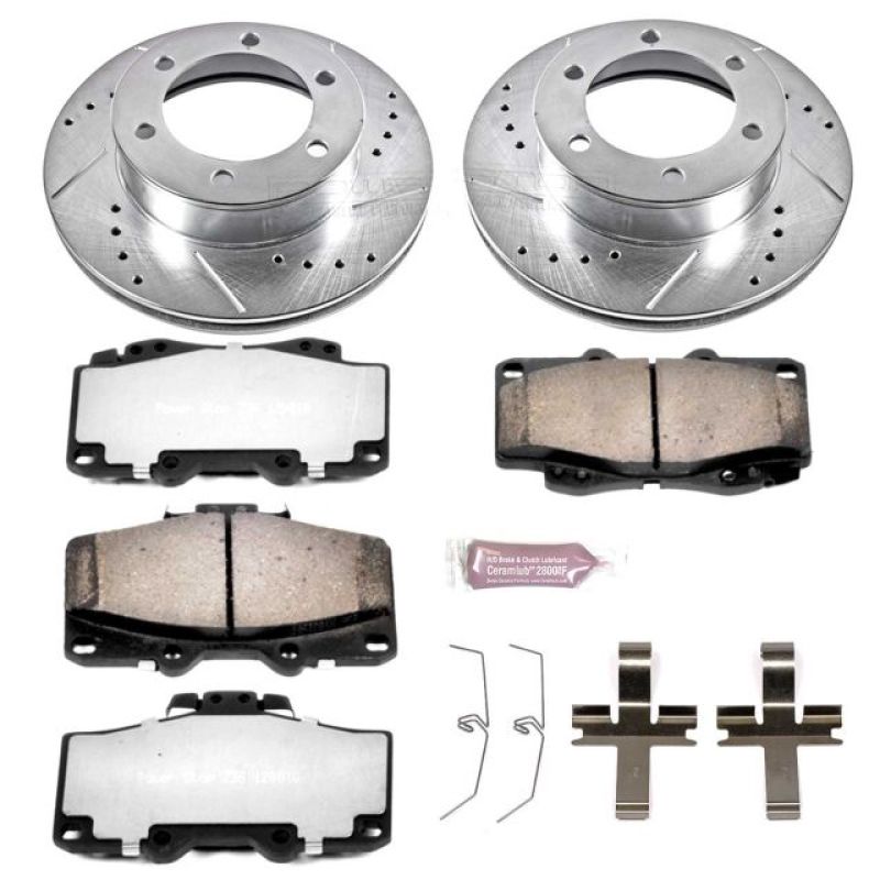 Power Stop 95-02 Toyota 4Runner Front Z36 Truck &amp; Tow Brake Kit