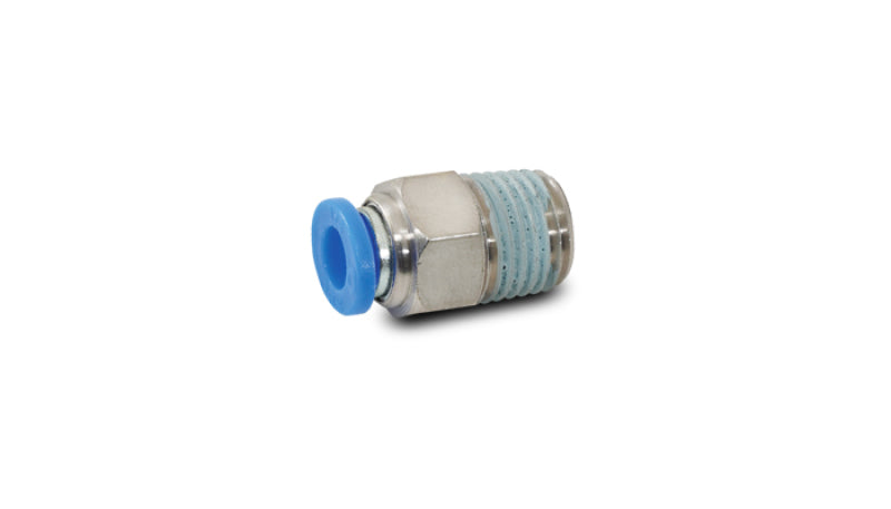 Vibrant Male Straight Fitting for 3/8in OD Tubing (3/8in NPT Thread)