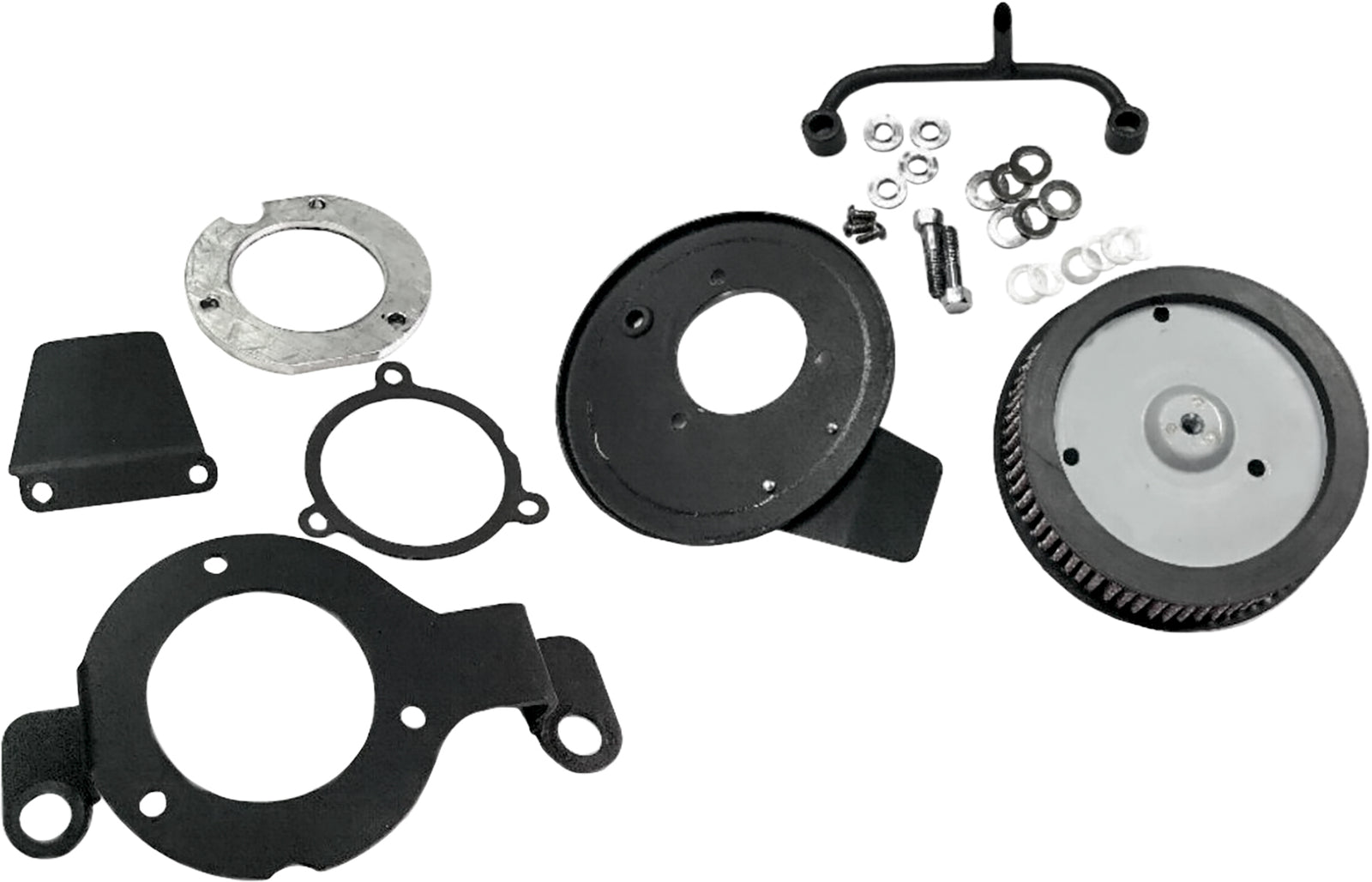 M8 Round Hi Perform Satin Black A/C And Breather Kit