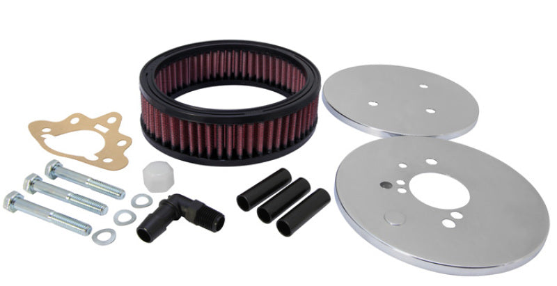K&amp;N Custom Round Racing Assembly Red 5.875in OD x 2.406in ID x 1.75in Height